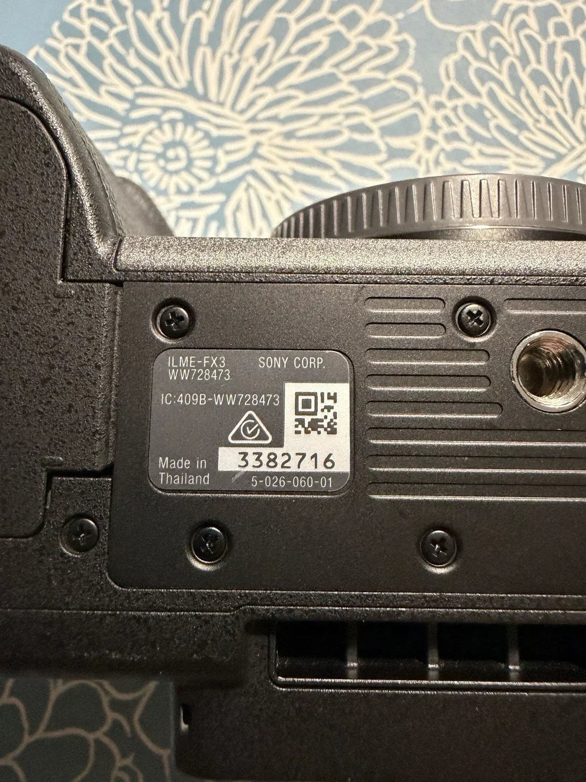 Sony Alpha ILME-FX3 Full Frame Cinema Line Camera
